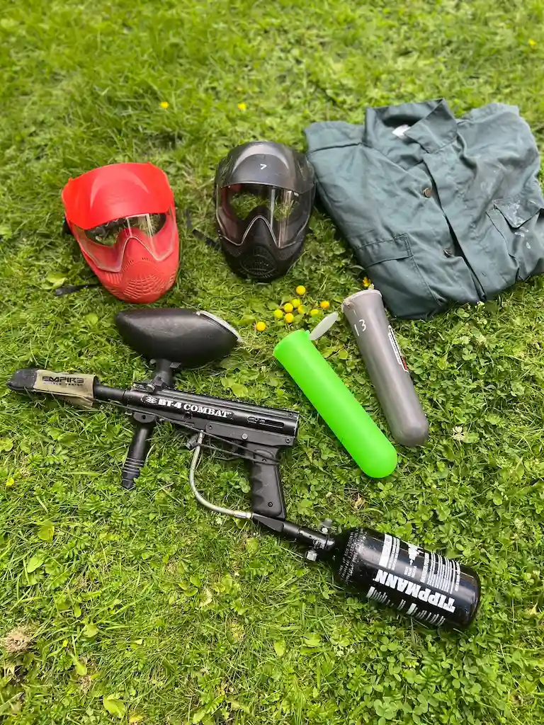 Paintball utstyr